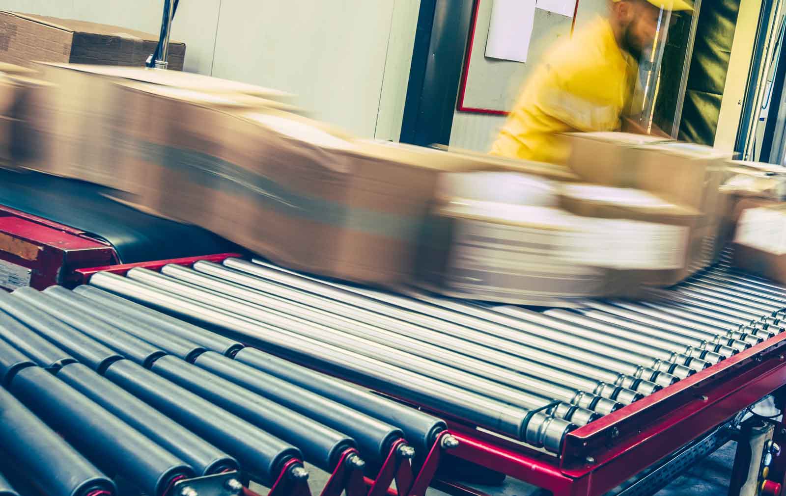 What is a conveyor system?